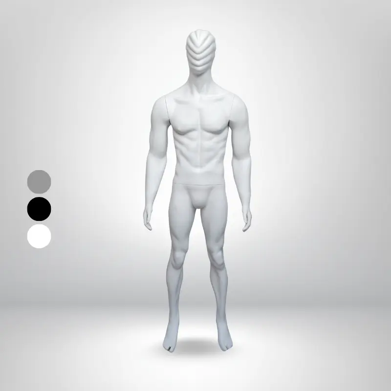 مانيكان رجالي فايبر جلاس كود 122