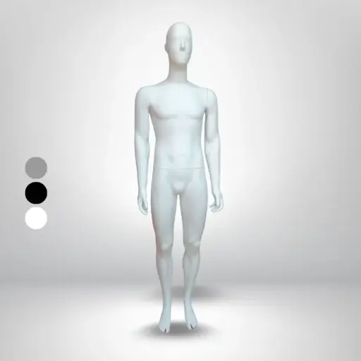 مانيكان رجالي فايبر جلاس كود 101